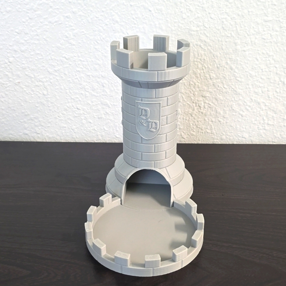 D&D dice tower and tray